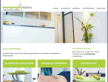 Tablet Screenshot of bewegungskompetenz.net